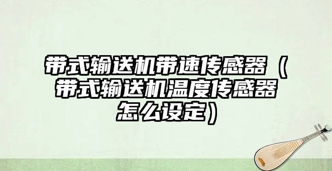 帶式輸送機帶速傳感器（帶式輸送機溫度傳感器怎么設(shè)定）