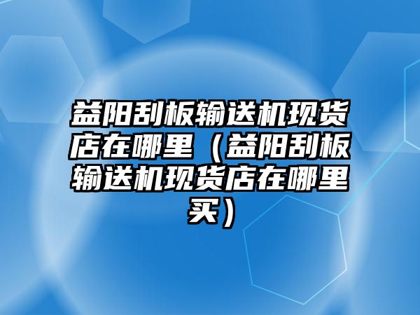 益陽刮板輸送機現(xiàn)貨店在哪里（益陽刮板輸送機現(xiàn)貨店在哪里買）