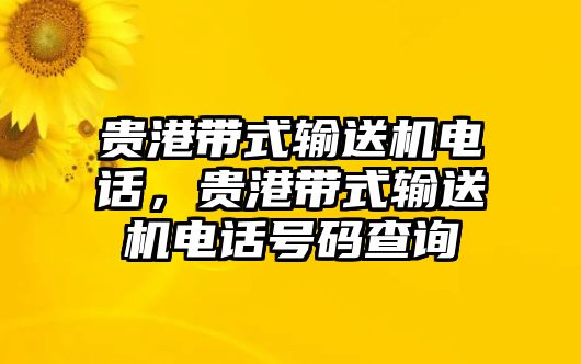 貴港帶式輸送機(jī)電話，貴港帶式輸送機(jī)電話號(hào)碼查詢