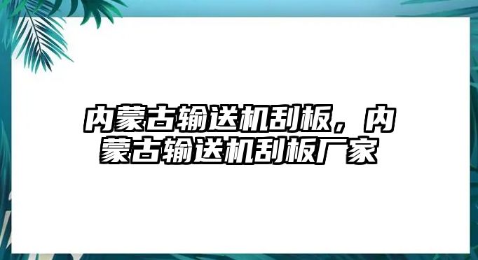 內(nèi)蒙古輸送機(jī)刮板，內(nèi)蒙古輸送機(jī)刮板廠家