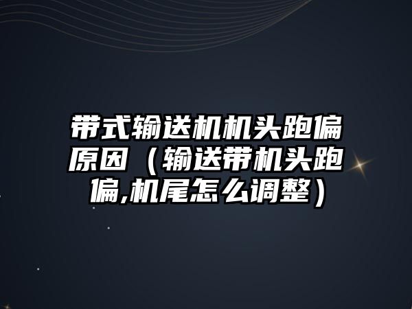 帶式輸送機(jī)機(jī)頭跑偏原因（輸送帶機(jī)頭跑偏,機(jī)尾怎么調(diào)整）