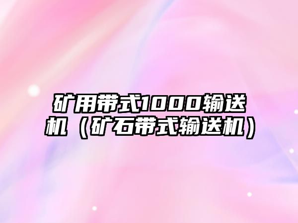 礦用帶式1000輸送機(jī)（礦石帶式輸送機(jī)）