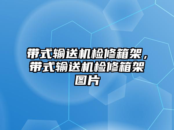 帶式輸送機(jī)檢修箱架，帶式輸送機(jī)檢修箱架圖片