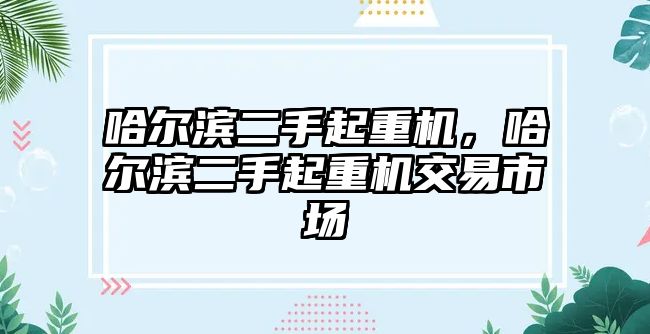 哈爾濱二手起重機，哈爾濱二手起重機交易市場